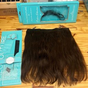 Halo Couture #3 Medium Brown 16 inch Extension WORN 1 TIME